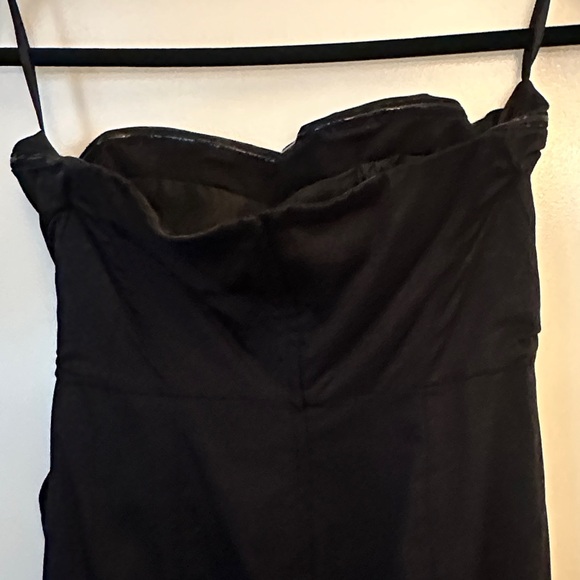 H&M Black Strapless Dress with pockets - Picture 9 of 10